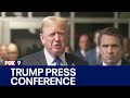 Donald Trump to hold press conference after guilty verdict