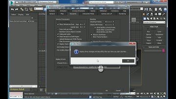 Changing graphic mode in Autodesk 3ds max