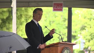 Gov. Newsom speaks at 45th Annual California Peace Officer's Memorial Ceremony