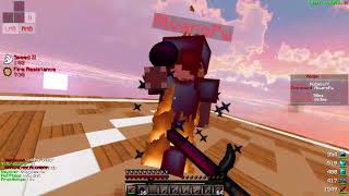 PvP duel in Zonix using Cheatbreaker (Resource pack in the desc.)