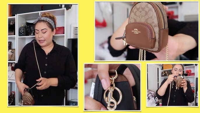 Unboxing Coach Mini Nolita Bag Charm Signature Chambray/ Is this Practical?  You might be surprised!! 