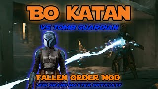 Bo Katan vs Tomb Guardian | Jedi Grand Master Difficulty, No Damage | Fallen Order Mod