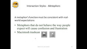 Interaction Styles Part 2