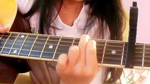 (EASY Guitar Tutorial by 7 yo)The Lazy Song -Bruno Mars☺