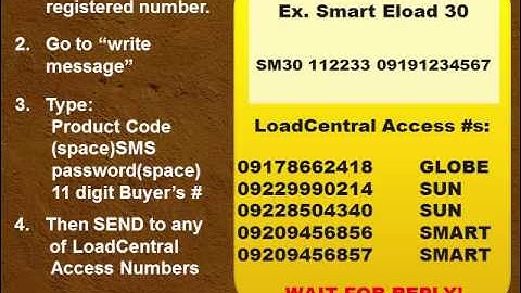 How to Sell Load thru TEXT/SMS - 1BRO Team Incredibles