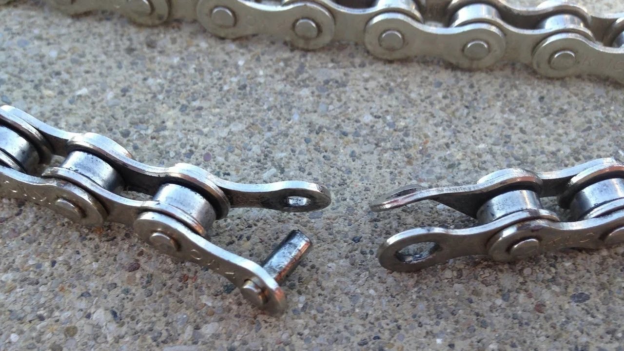 How to fix a broken bike chain ? - YouTube