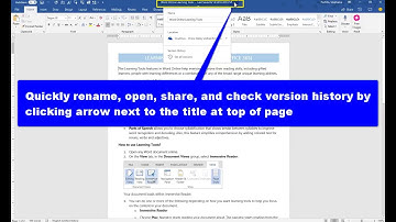 Office 2016 Title Bar