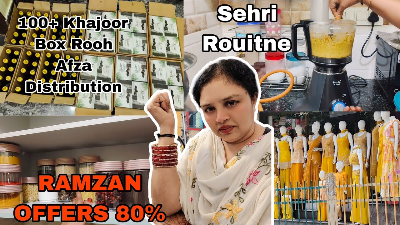 100 коробок Хаджур Рух Афза для семьи Чанд Раат Мубарак ✨ Сехри То Ифтаари Рамзан Специальный