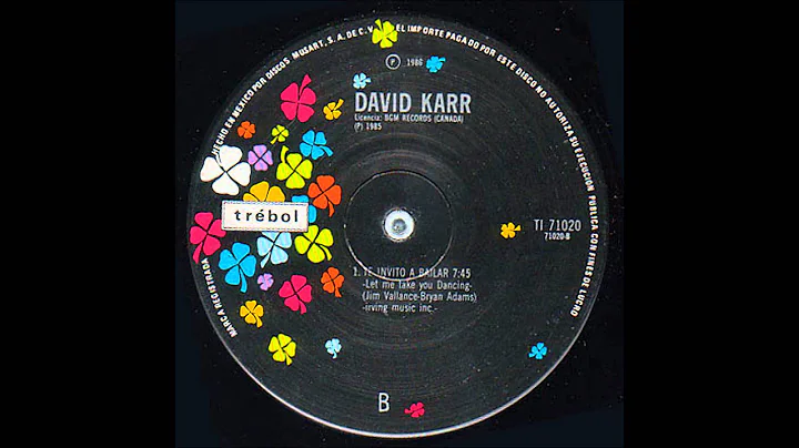 David Karr - Let Me Take Your Dancing 1985