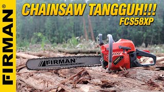 CHAINSAW XTRA-POWER‼️ FIRMAN FCS58XP Mesin Gergaji Rantai Terbukti Tangguh Andalan Pemotong Kayu screenshot 4