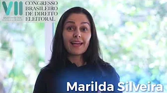 Marilda Silveira no VII Congresso Brasileiro de Direito Eleitoral