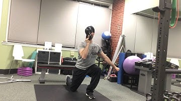1-Arm Bottoms Up KB Reverse Lunge