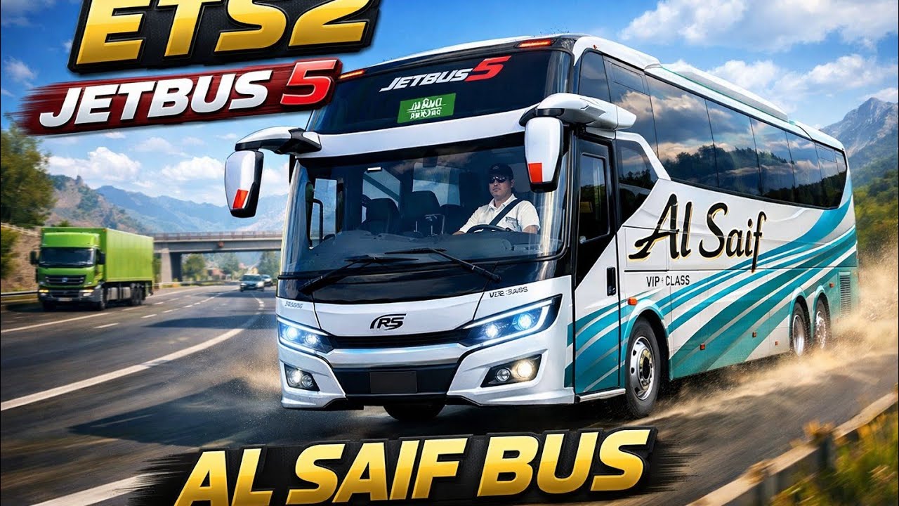 Ets2 jetbus 5 game play 