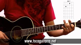 Video thumbnail of "Cómo tocar en la guitarra Es tan fácil romper un corazón"