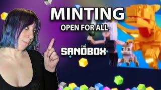 MINTING IS HERE ! How to Mint YOUR assets on The Sandbox Game