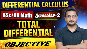 Differential Calculus Objective | BSc  BA Math Semester 2 | Thakur Sir