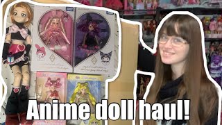 BIG BOX OF DOLLS FROM JAPAN!!! Sailor Moon, Pretty Cure, Sanrio Licca-Chan & more!