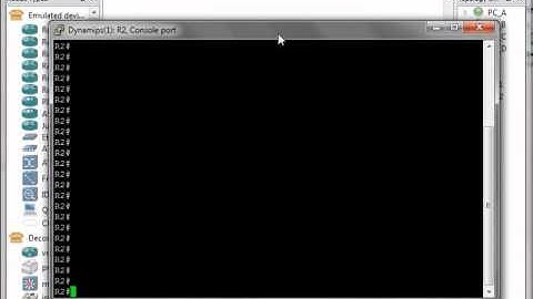 CCNA - Static routing configuration - GNS3 simulation