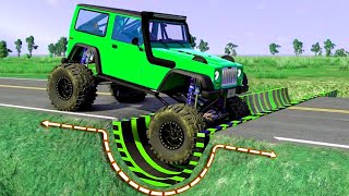 Cars Vs Inverted Speed Bumps  ▶️  BeamNG.drive - BNG fortnite