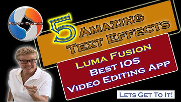 5 Text Effects Luma Fusion Flipping, Falling, Reveal & More!