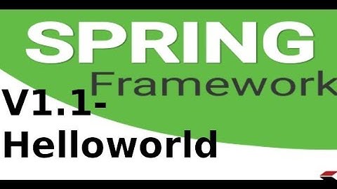 Lập trình Java Spring MVC - V1.1 - Ứng dụng helloworld với STS