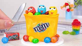 Realistic Miniature M&M's Cake Decorating| Best Of Miniature Fondant Cake Decorating | Tiny Cakes