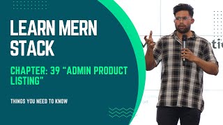 MERN Stack Project Tutorial #39 - Admin Product Listing Page | MERN Stack Tutorial In Hindi