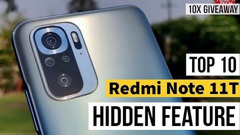 Top 10 Redmi Note 11T Hidden Features