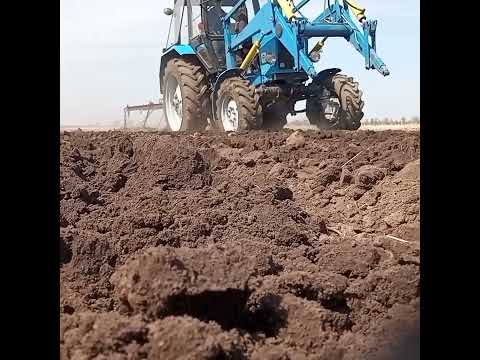 мтз82#плуг#пахота под картошку#