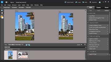 Basic Edits of the guided section of Adobe Photoshop Elements 10