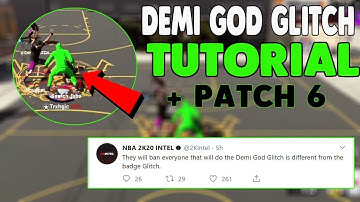 NBA 2K20 DEMI GOD GLITCH TUTORIAL + PATCH 6 INFO! MAKE 7 3 SPEED BOOSTING GUARDS!
