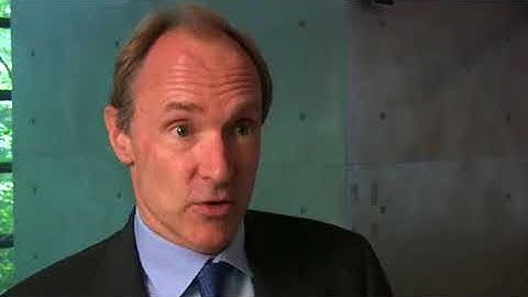 Sir Tim Berners-Lee on the Semantic Web