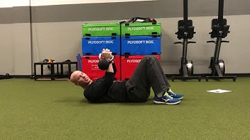 Single Arm kettlebell dead bug
