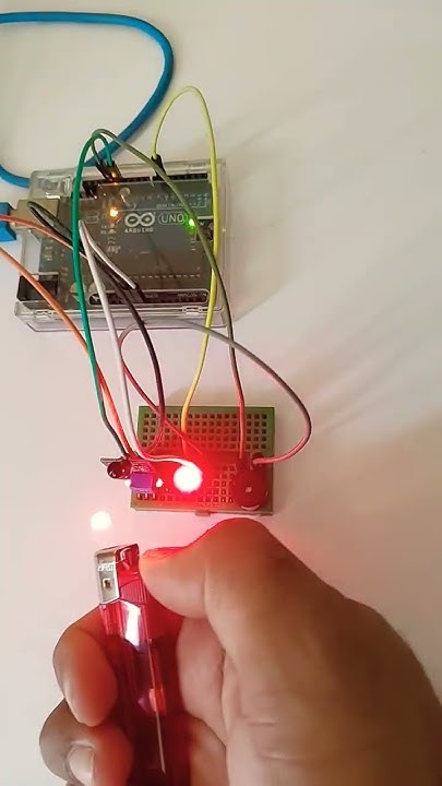 Fire Detection Alarm System Using Arduino Uno and Flame Sensor. #shorts ...