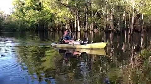Lifetime Tamarack with trolling motor.