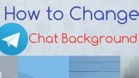 How to set the chat background of telegram || Telegram Ka Background Change Kaise Kare ?||2020||New