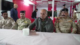 وزير الدفاع السيد ثابت محمد سعيد العباسي يتفقد القطعات العسكرية في قضاء الطارمية
