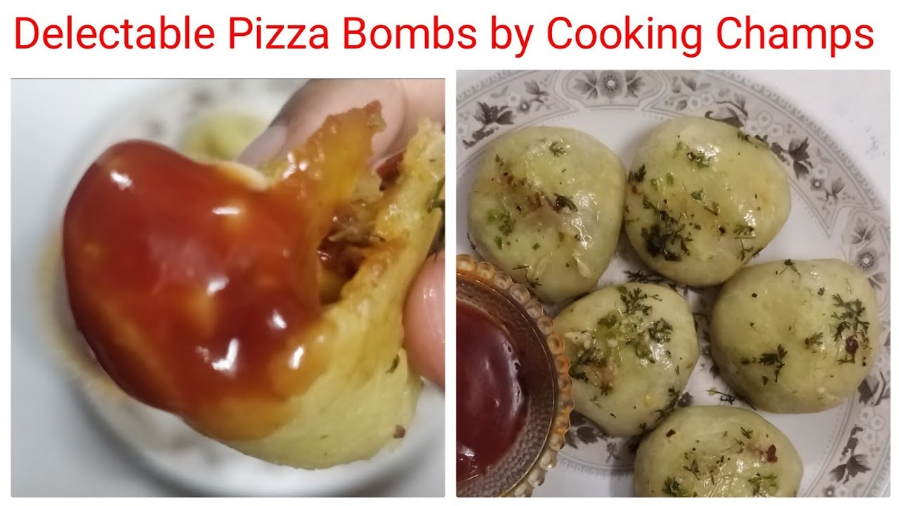 Pizza bomb recipe Pizza bomb without oven and yeast Pizza bomb How