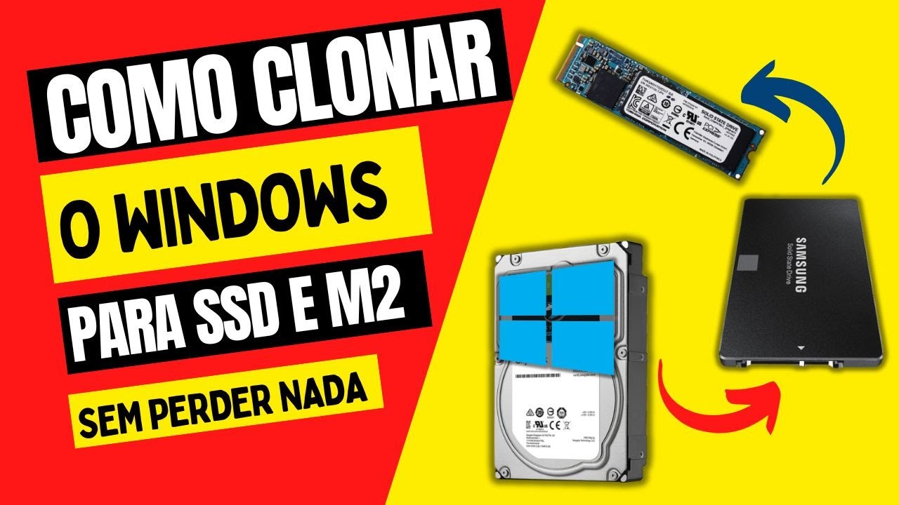 Como CLONAR O WINDOWS sem perder NADA para SSD e M2 - YouTube