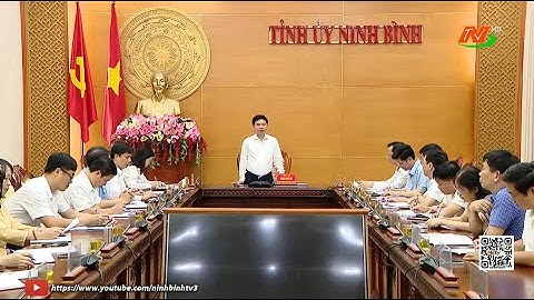 Thường trực Tỉnh ủy làm việc với Ủy ban Kiểm tra Tỉnh ủy