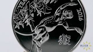 1oz Silver Year of the Monkey Lunar 2016 Coin