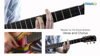 Lesson 31: "Melissa" by Allman Brothers on Guitar