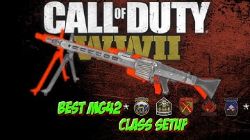 BEST MG42 CLASS SETUP Call Of Duty WW2 ZIPPER