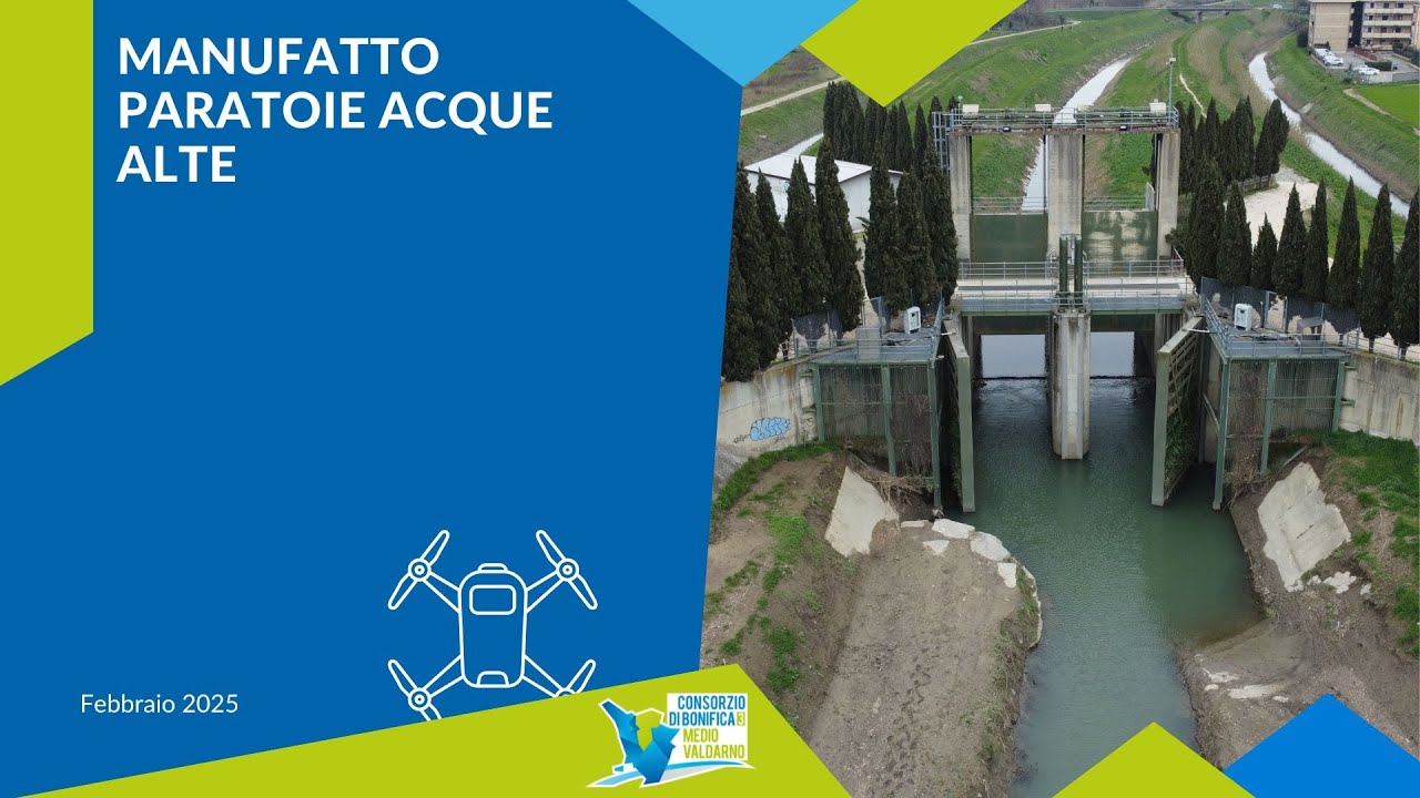 Manufatto Paratoie Acque Alte, C.Bisenzio, (FI) - YouTube