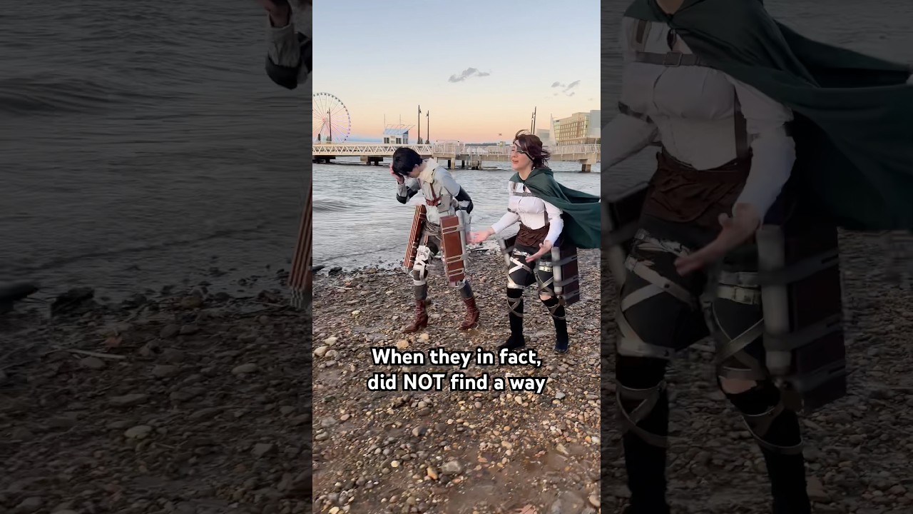 My ODM couldn’t even find a way to stay on #cosplay #manga #anime #aot #shingekinokyojin