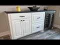 Built-In Wine Cabinet Build and Install in Bryan, Texas