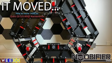 How to move 1400Lbs - Qubic QS S25 6DOF Motion Maintenance