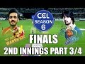 CCL6 Finals - Telugu Warriors vs Bhojpuri Dabanggs || 2nd Innings Part 3/4