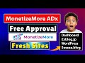 MonetizeMore Free Adx Approval | MA Adx Approval Method 2025 | Adx MA Approval | Afaq Mahi - YT