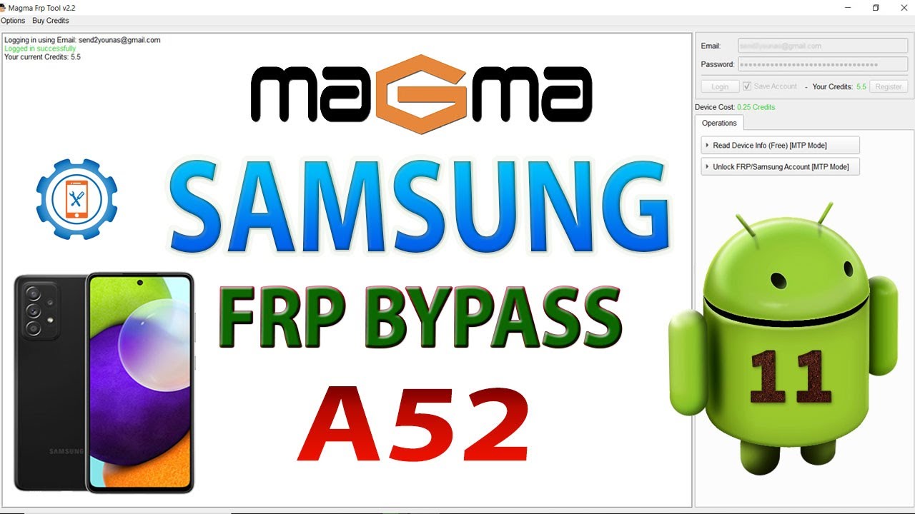 Samsung A52 Frp